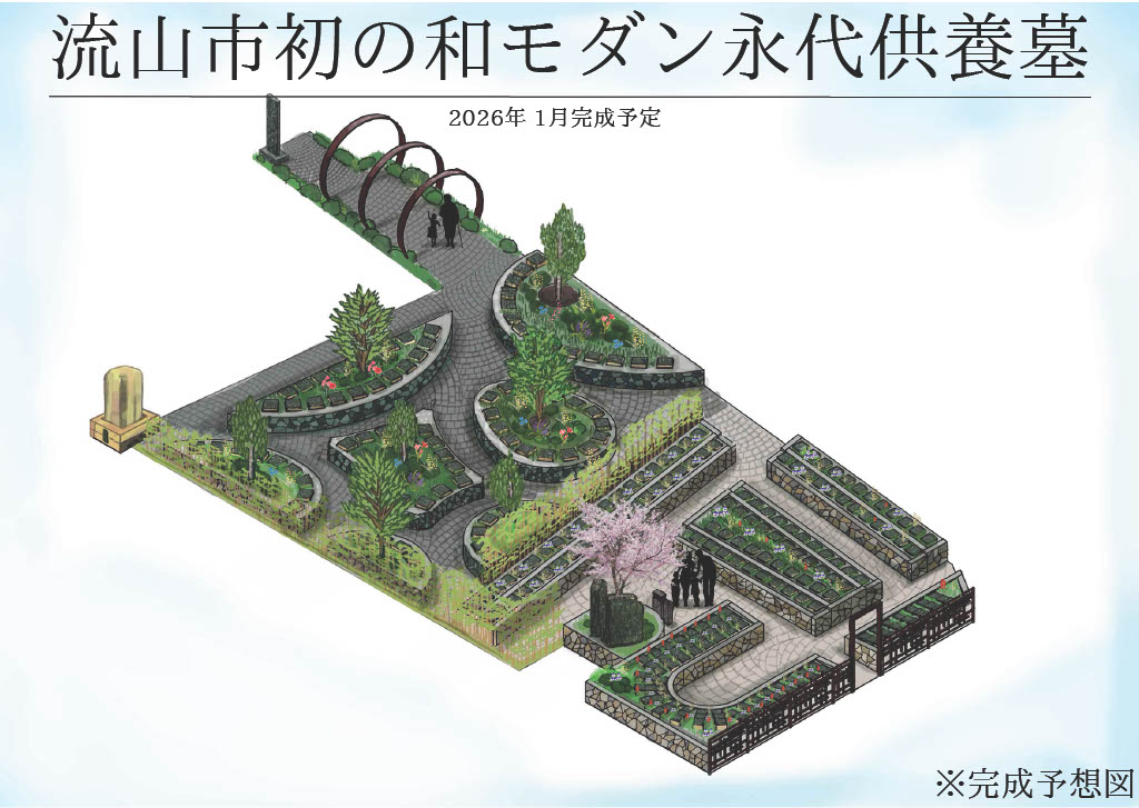 樹木葬 彩華 完成予想図